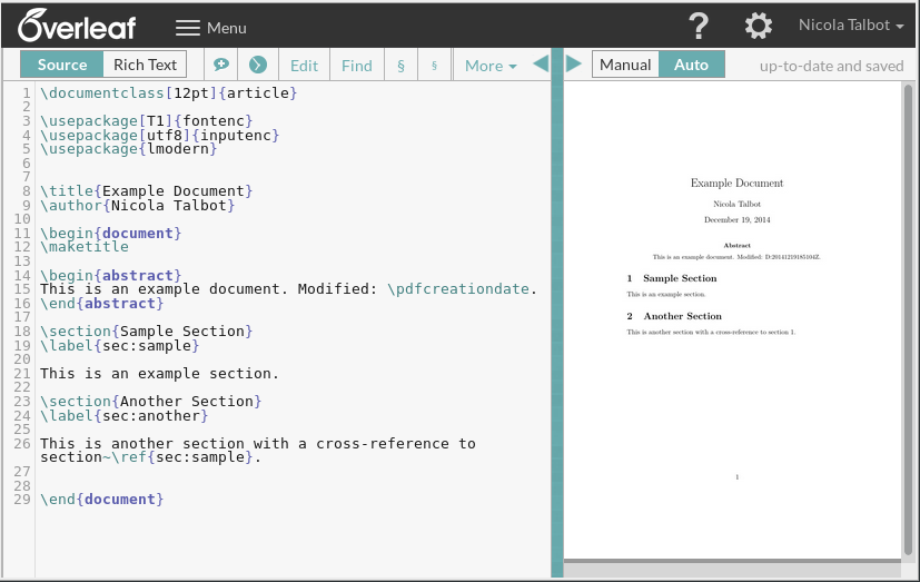 Overleaf Making Latex Accessible For Everyone Wizardonawhale 2628