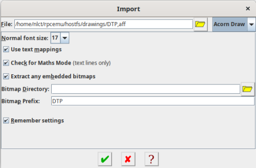 Image of FlowframTk import dialog