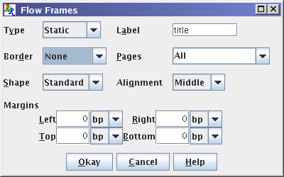 JpgfDraw's frame dialog.
