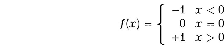 Image: array has large open brace on the left and
nothing on the right of it.